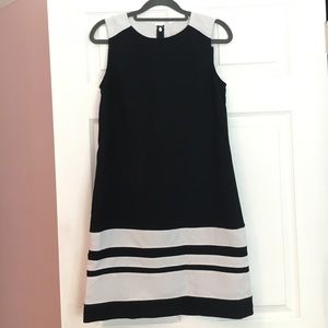 LOFT: Ann Taylor Black & White Dress